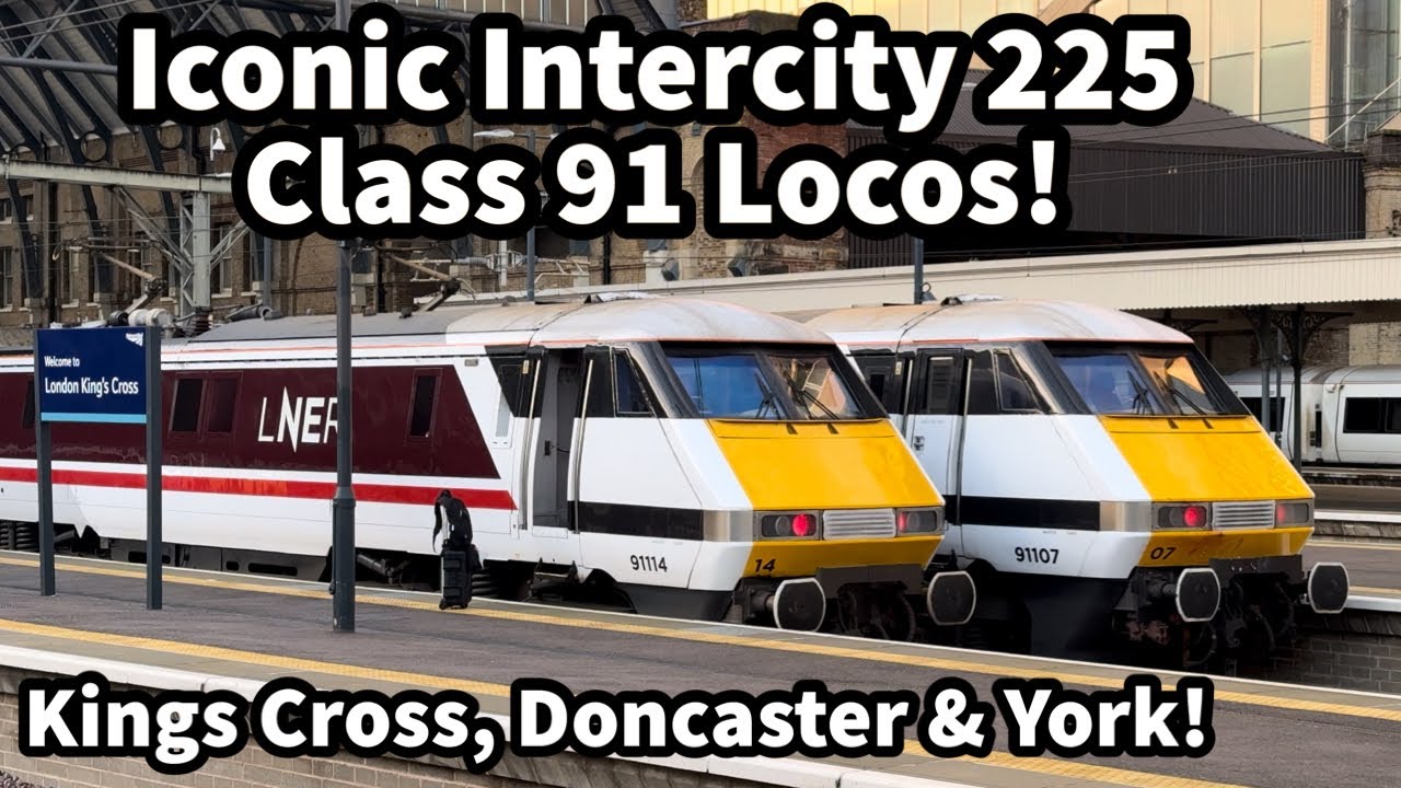 Class 91's ROARING at Kings Cross, Doncaster & York! APPRECIATE them before they're gone!