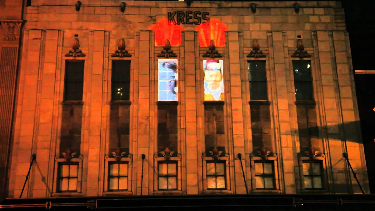 3D Light Projection - Kress Building - Orlando, FL - Snap! Opening Event covered by Orlando LIVE