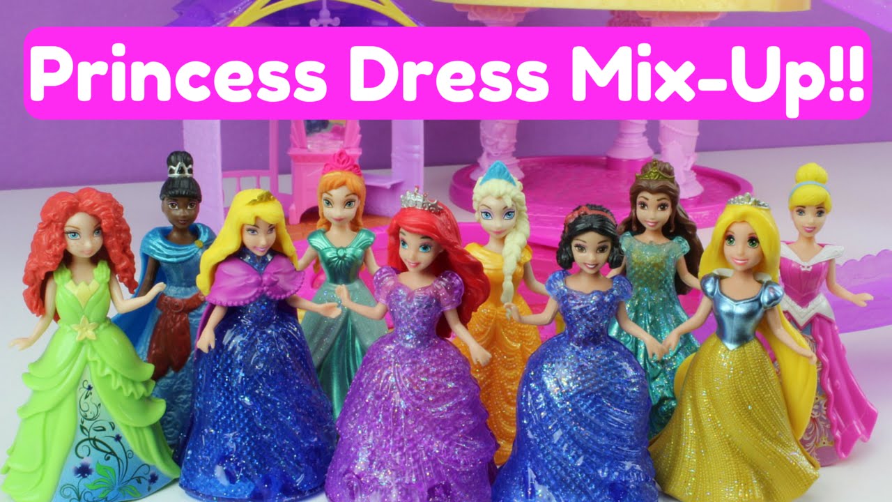 Glitter Gliders & MagiClips Princess Dress Mix-Up