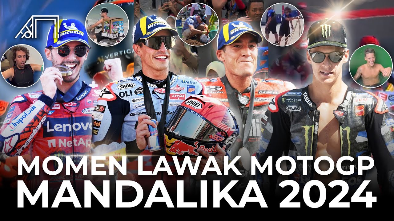 Pembalap Dunia yang Kaget dengan Kelakuan Orang Indonesia! Momen momen Kocak MotoGP Mandalika 2024