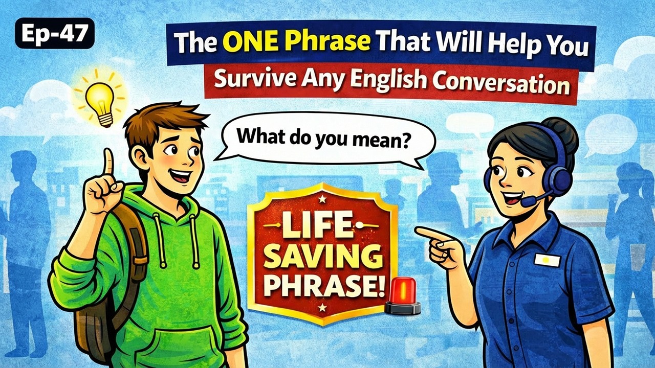 Stop Feeling Scared! 1 Magic Phrase for English 🚀  Ep-47