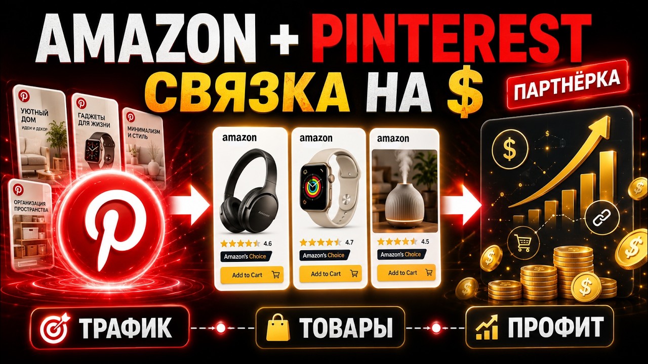 Pinterest + Amazon Affiliate: простая связка для заработка