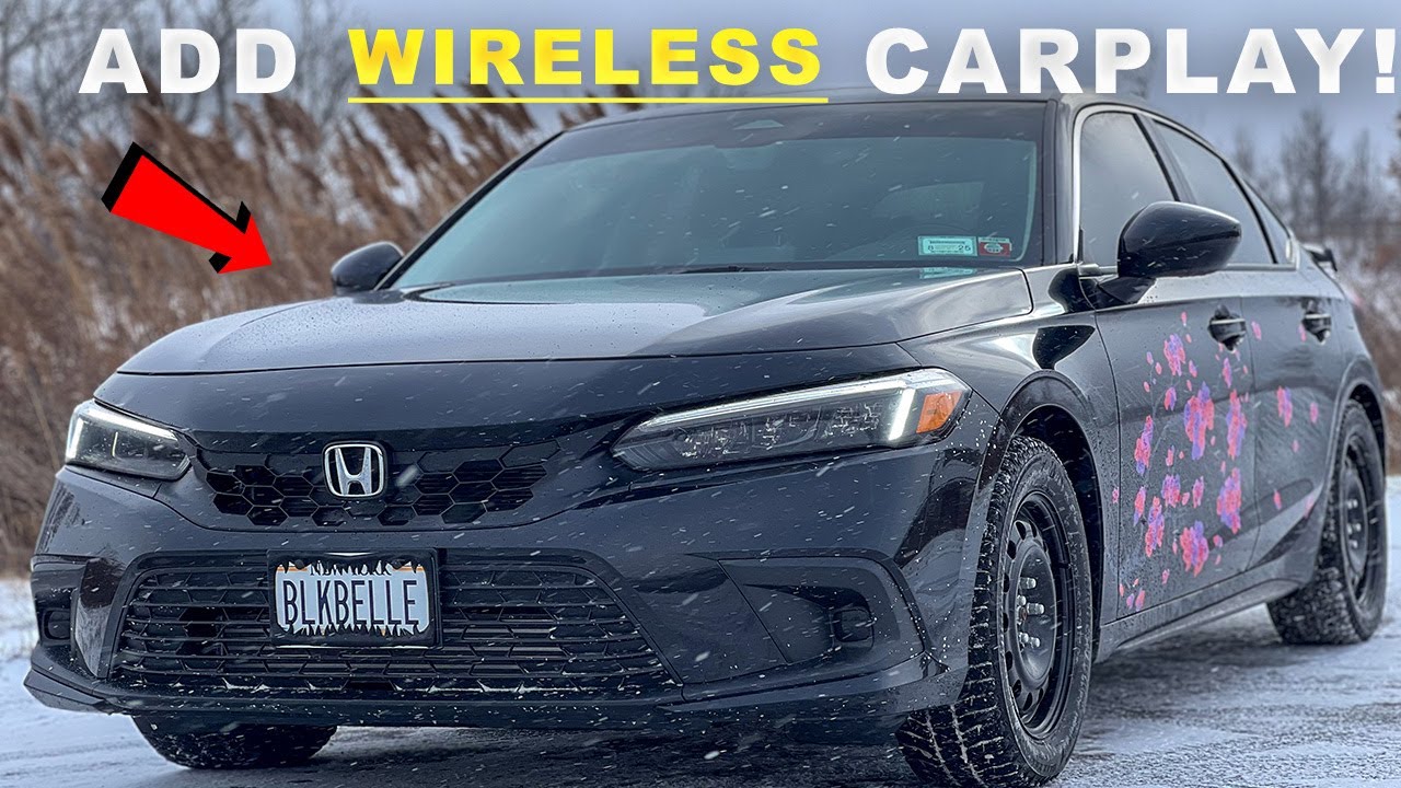 Upgrading Wired Apple CarPlay to Wireless Car Play (Most Cars) - 2023 Honda Civic