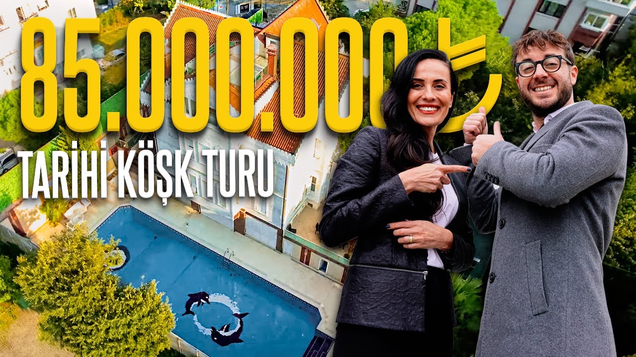 85 Milyon TL'ye Boğazın Kalbinde Tarihi Köşk Turu | Dev Havuz
