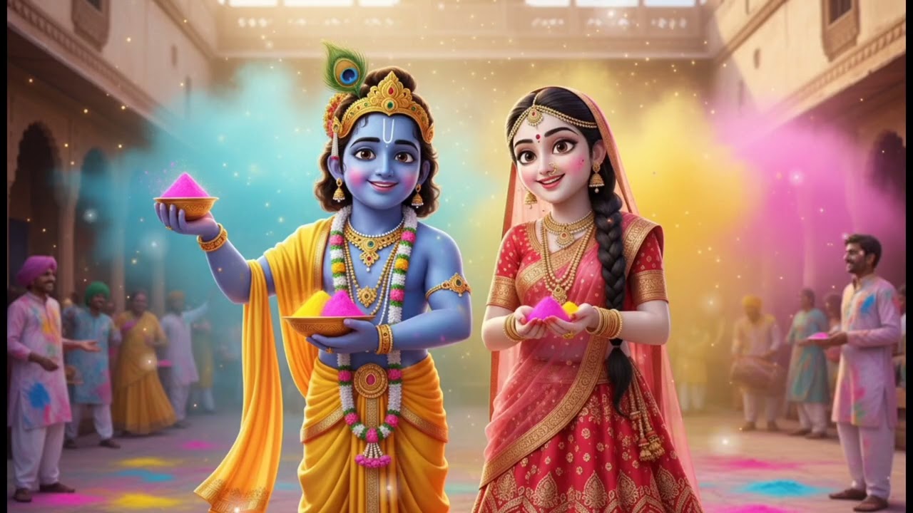 होली में सबसे ज्यादा सुना जाने वाला भजन 🔥 Radha Krishna Holi Song | Holi Bhajan Hindi