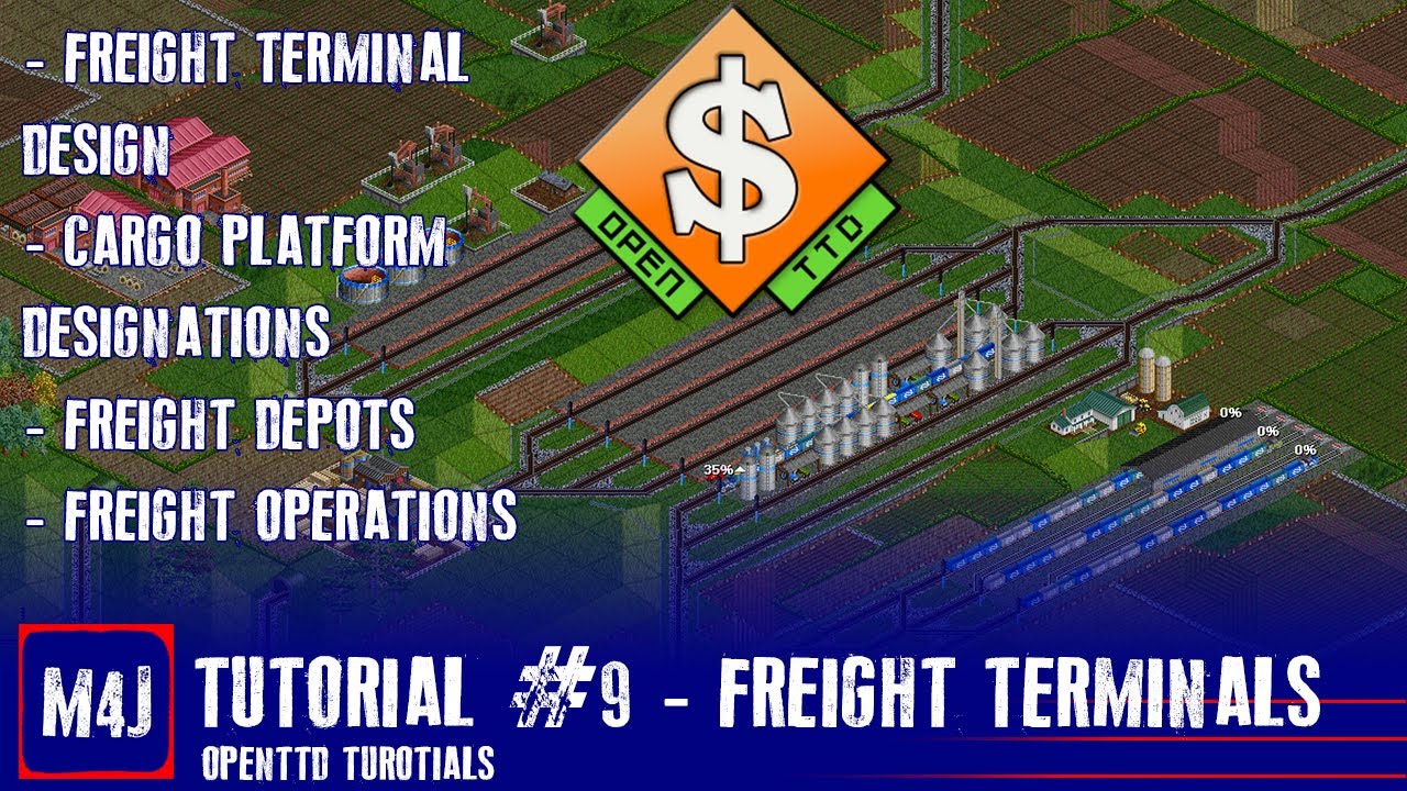 OpenTTD JGR Tutorials | #9 | Freight Terminals