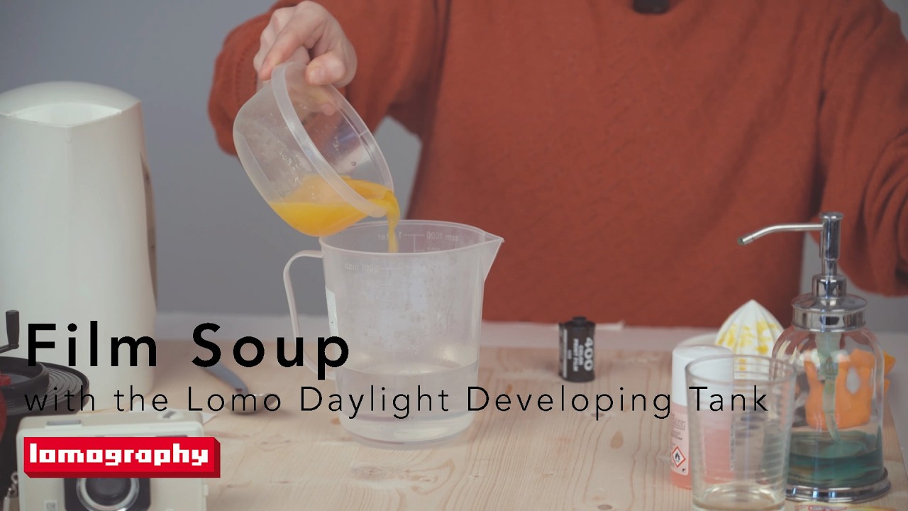 Developing Film Soup at Home with the Lomo Daylight Developing Tank 35 mm