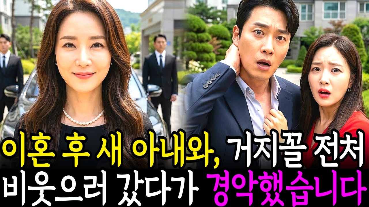 이혼 후 거지꼴로 살 줄 알았던 전처, 새 아내 데리고 비웃으러 갔다가, 고급자동차에 경호원들 보고 그대로 얼어붙었습니다