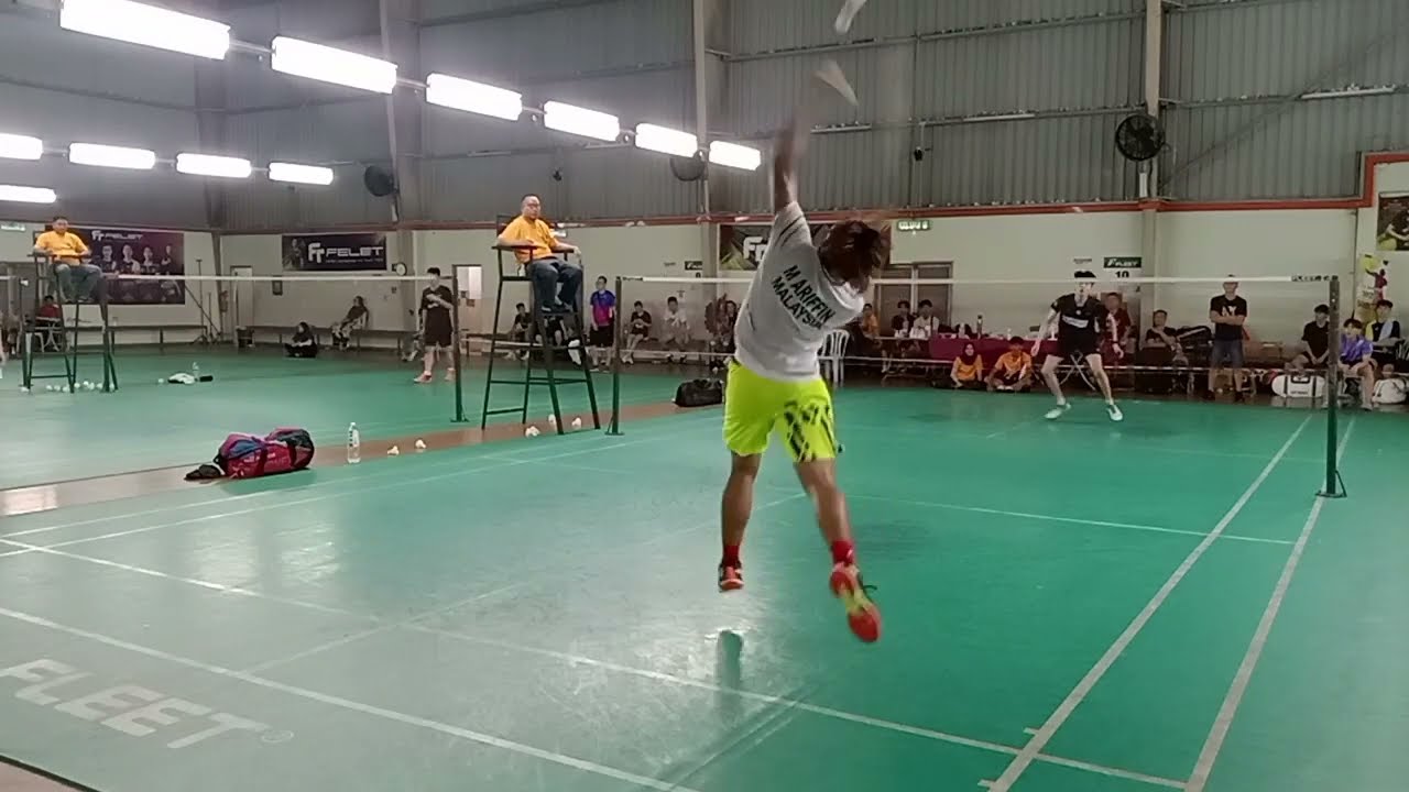 Badminton FINAL Men's Single Open - Ariffin Nazri (Johor) Vs Soh Ping Chuan (Melaka)