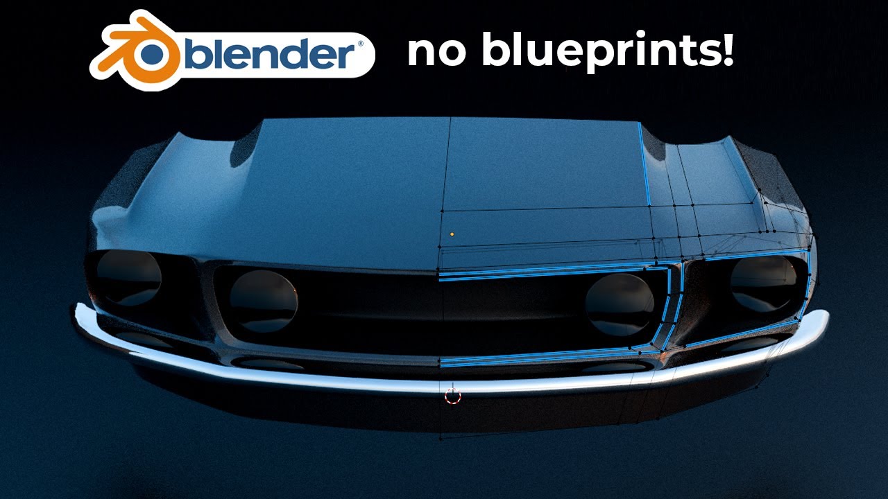 How to Model Cars in Blender (No Blueprints Needed!)