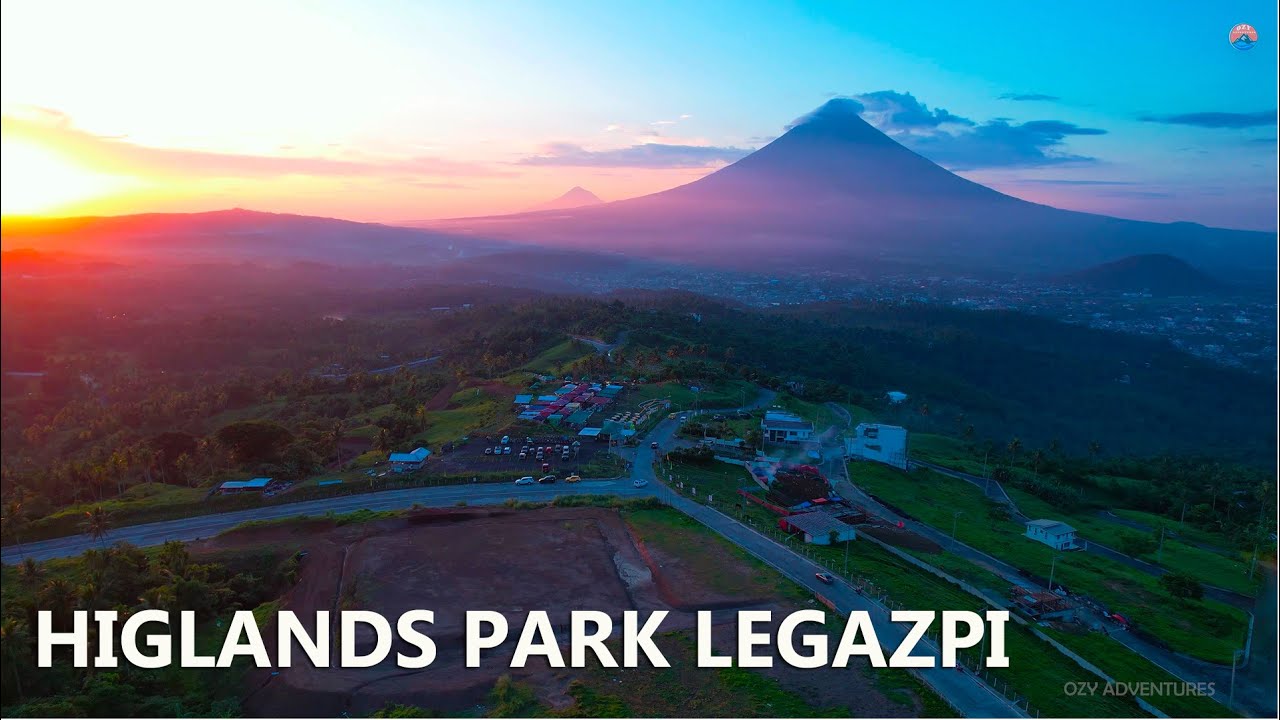 Highlands Park Legazpi |Relaxing View of Nature | Albay Sunset Flight