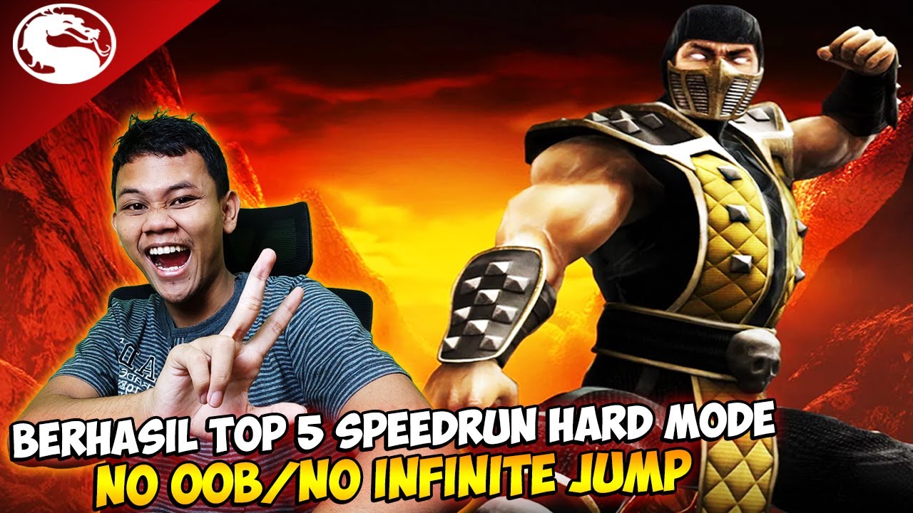 TOP 5 SPEEDRUN NO OOB / NO INFINITE JUMP SCORPION (HARD MODE) !! - MK Shaolin Monks PS2 EMU