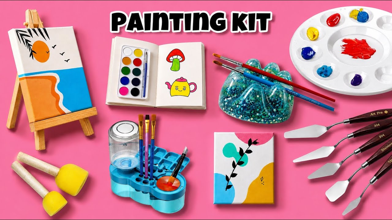 Diy Painting Kit 🎨 (8 Budget Friendly Diy Ideas 💡)