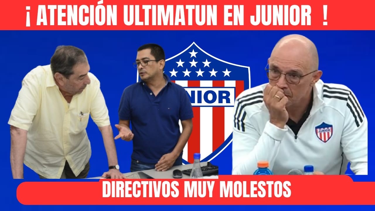 ATENCIÓN SERIOS PROBLEMA PARA ARIAS EN JUNIOR DOS NOMBRES SOBRE LA MESA