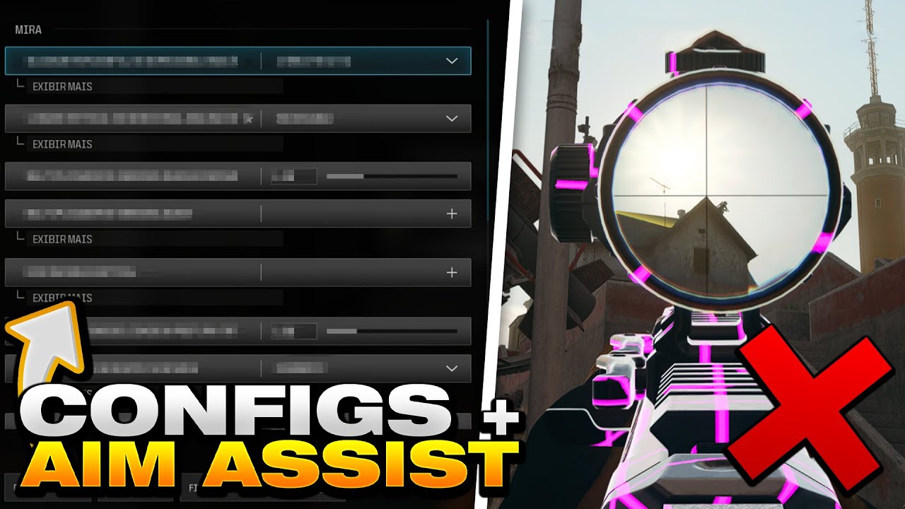 COMO ter a MELHOR MIRA no WARZONE! GRUDA MUITO! (Configs,Dicas,Treinos e Mais)