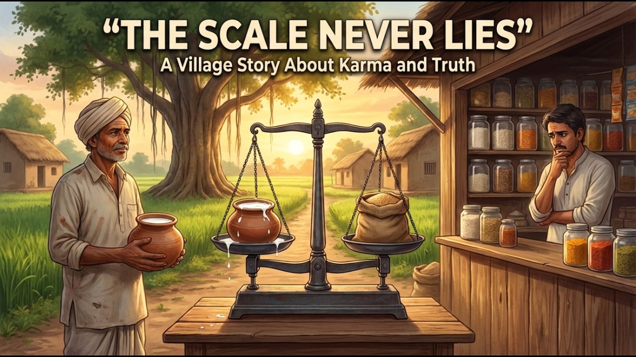 When the Scale Tipped | A Moral Story About Greed, Honesty, and Karma
