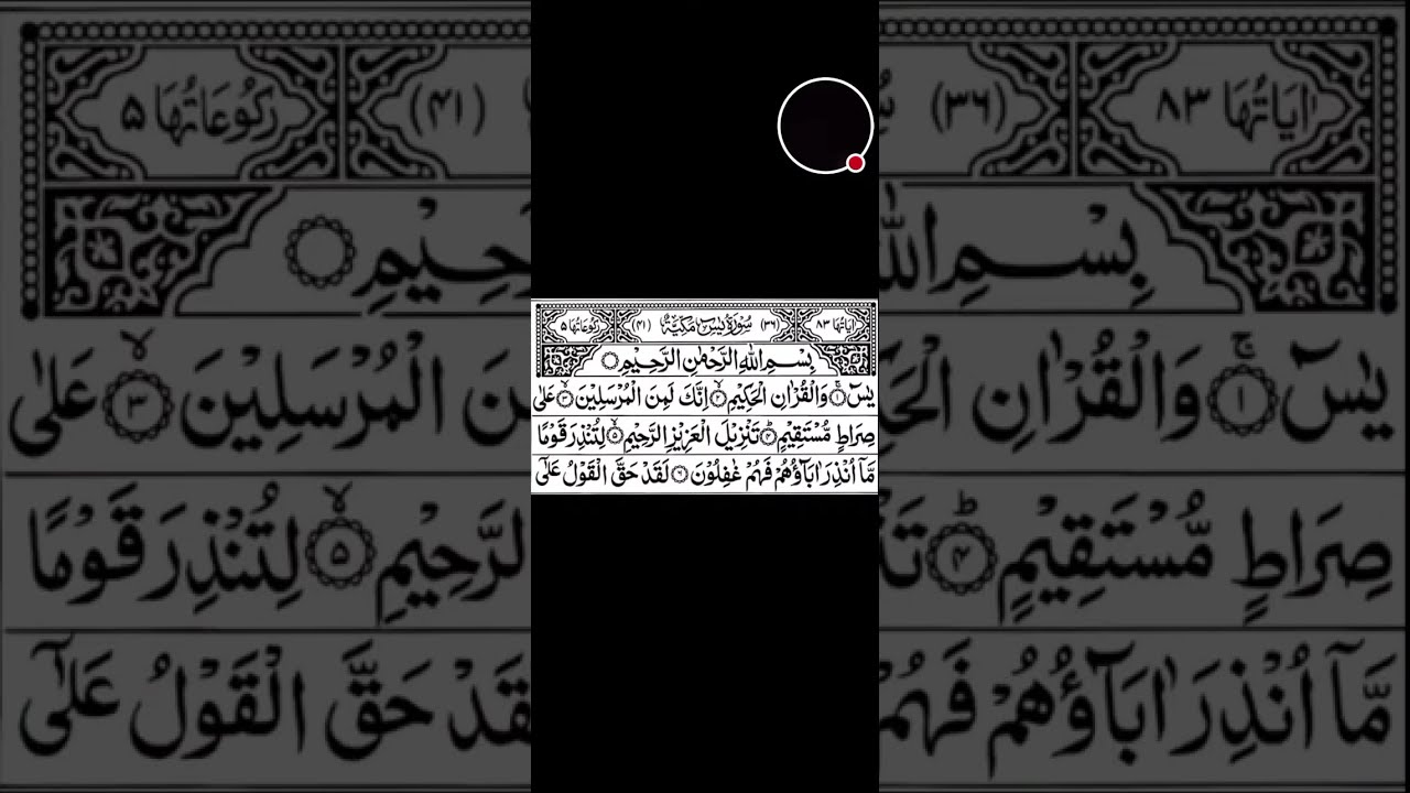 سوره يس| صوت الجميل لائيو