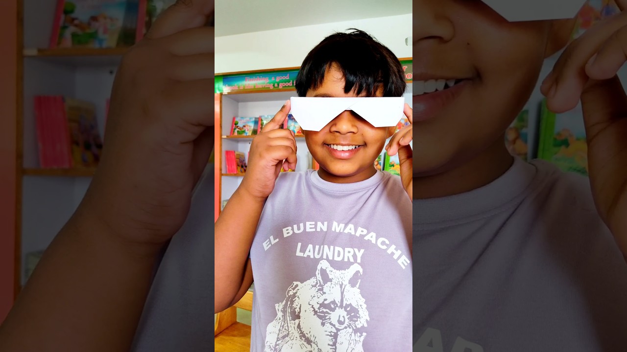 Paper specs 👓🕶🥽 #papercraft #origami #origamiforkids