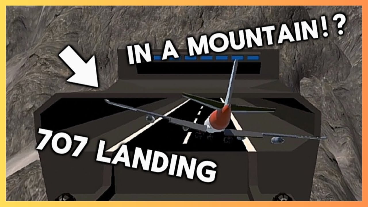 Landing a 707 IN A MOUNTAIN!?