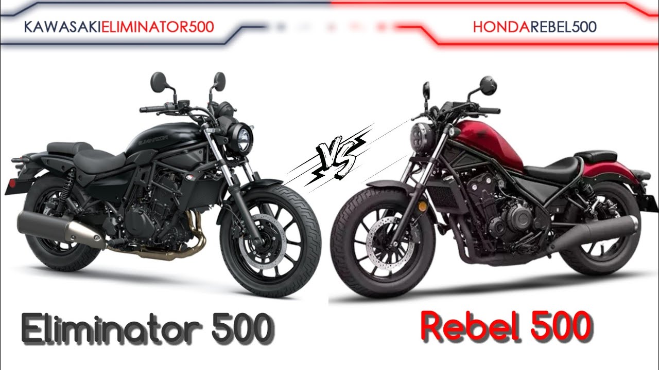 Kawasaki Eliminator 500 VS Honda Rebel 500 | Comparison | Mileage | Top Speed | Price | BikeInformer