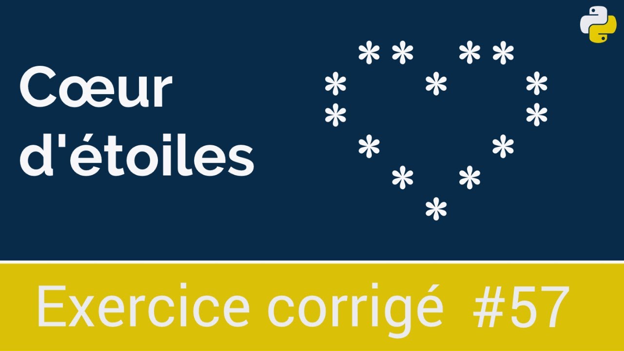 Exercice corrigé #57 :  Programme qui permet de tracer un cœur | Python