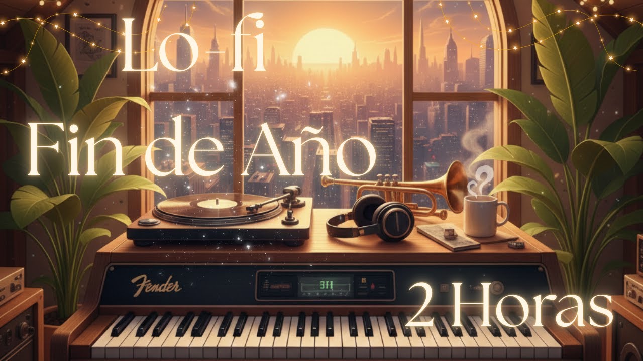 Lo-fi Fin de Año: Dale al Play y Disfruta (2 Horas para Soltar y Vibrar) ✨