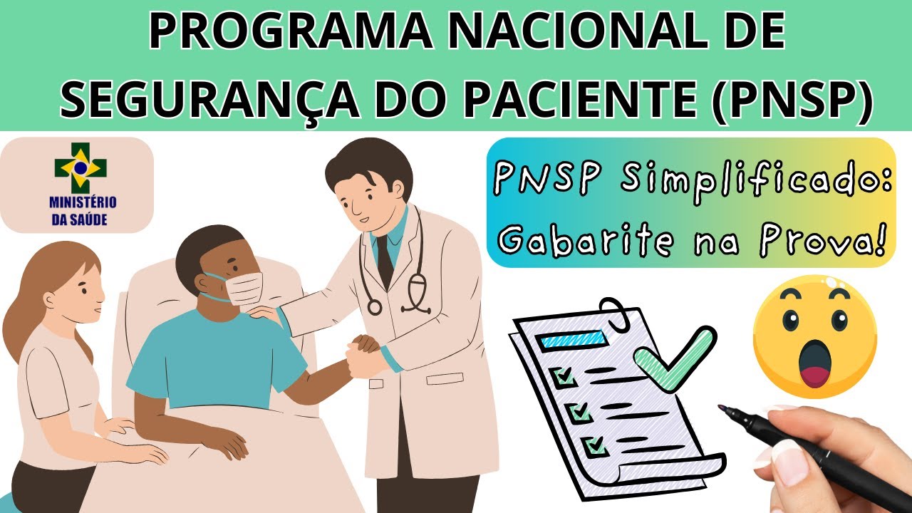 TUDO SOBRE O PROGRAMA NACIONAL DE SEGURANÇA DO PACIENTE (PNSP)