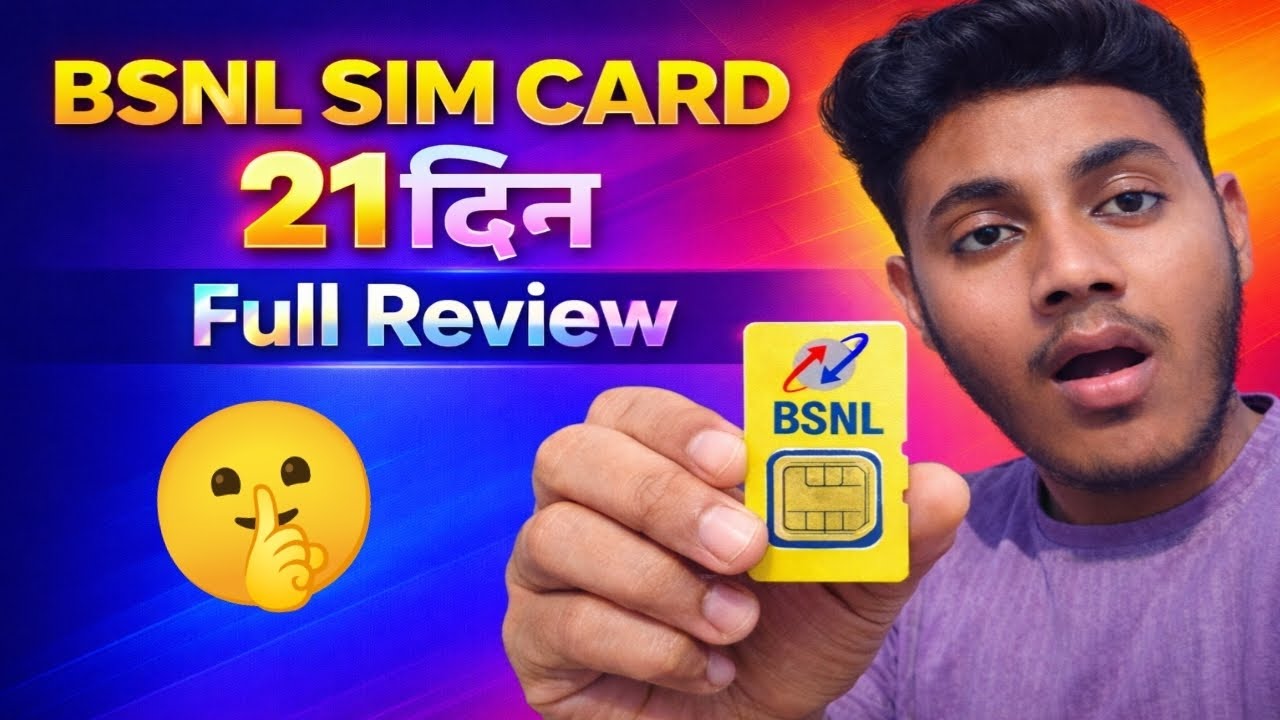 BSNL SIM CARD 21 दिन बाद 😲 | Full Honest Review | Speed, Network & Calling Test
