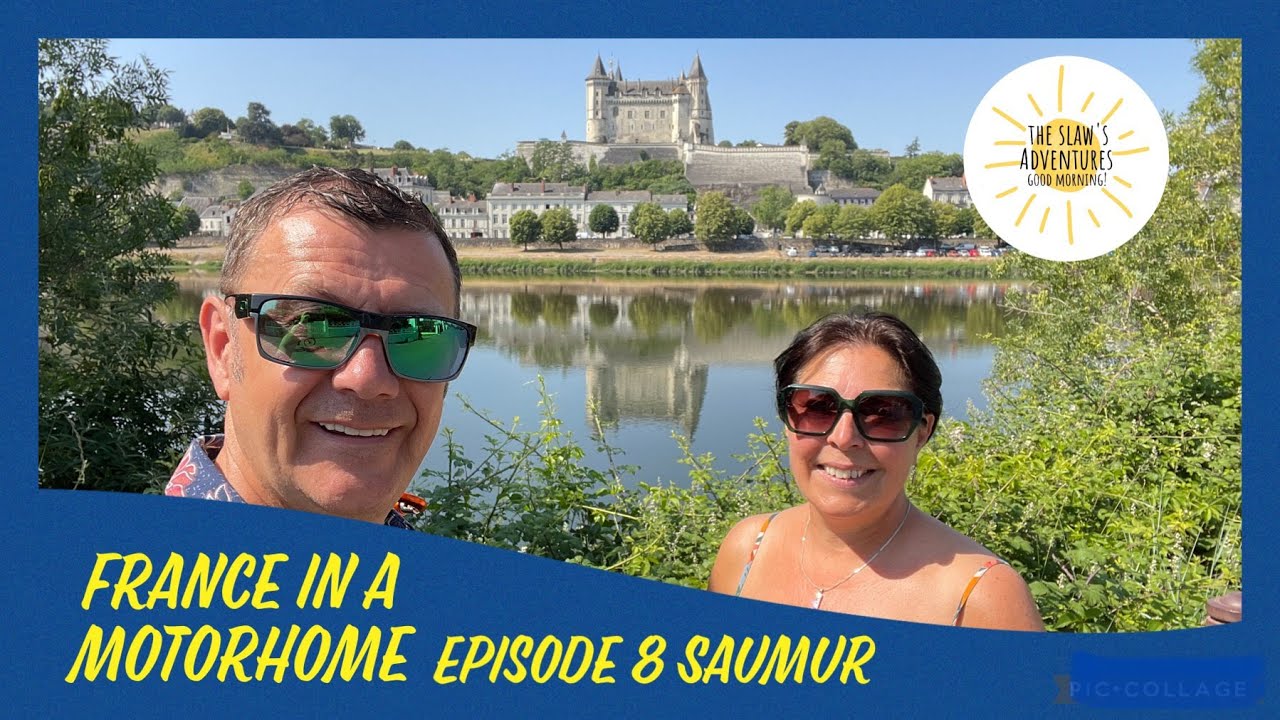 France in a motorhome.Saumur.