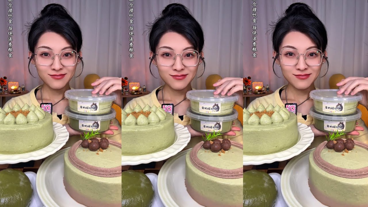 ASMR] Dessert Mukbang🎂🍦🍰🍮 (Creamy Crepe Cakes) 디저트 먹방 |Eating Sounds#cake #asmrcake #asmrcake
