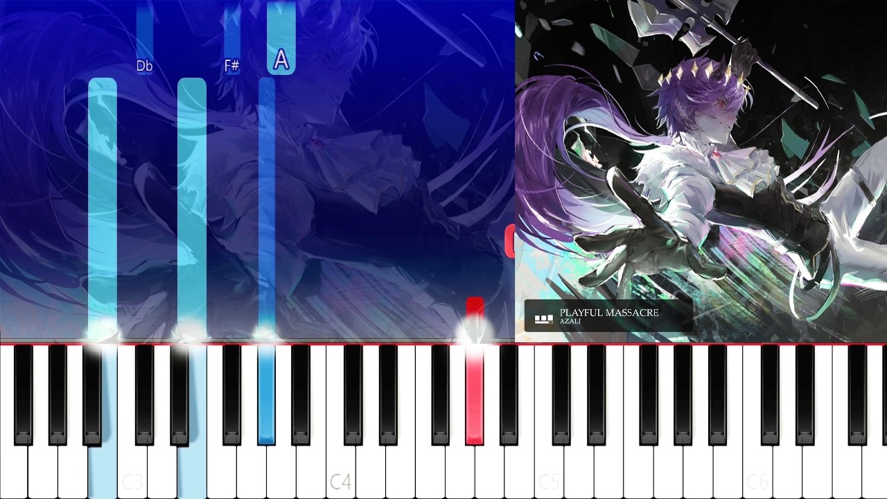 Song For Wemmbu - PLAYFUL MASSACRE - Azali (Piano Tutorial)