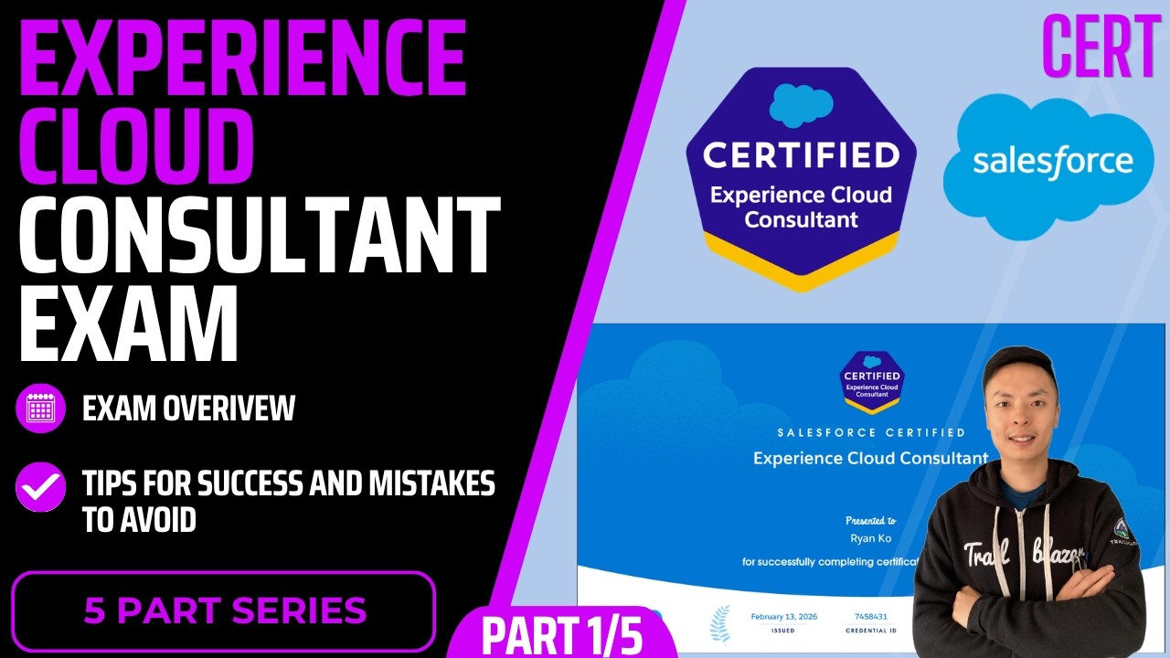 Экзамен Salesforce Experience Cloud Consultant 2026 (Часть 1/4): Ключевые моменты и советы для ус...