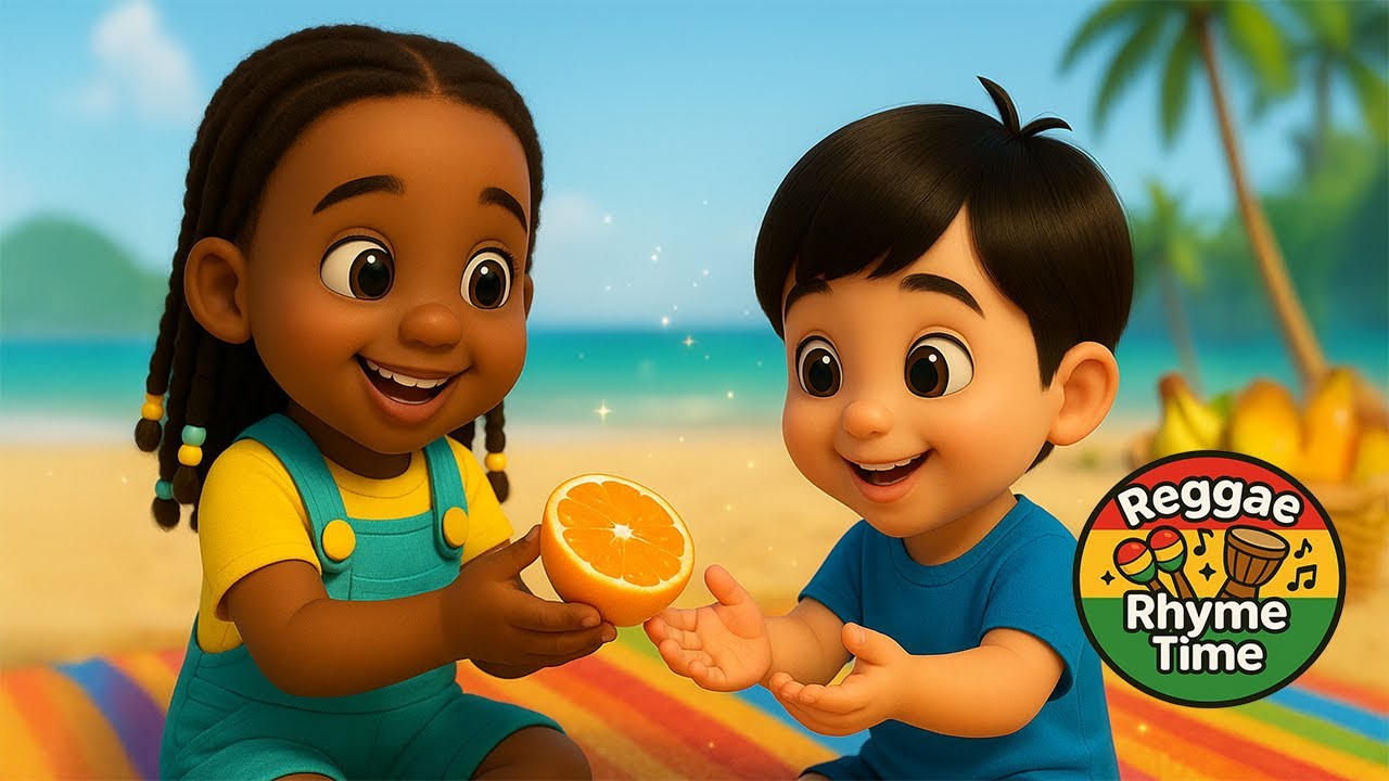 Sharing is Caring 💛 | Reggae Sharing Song | Nursery Rhymes & Kids Songs