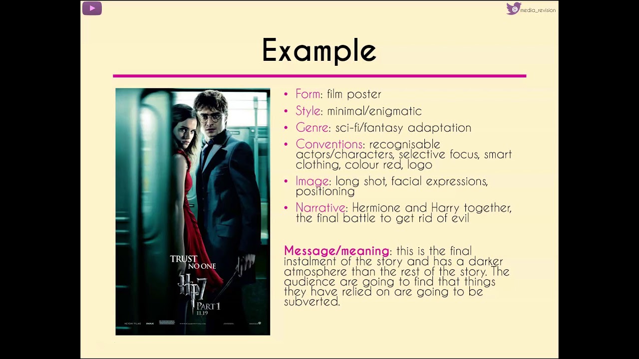 Key Concepts - Media Language