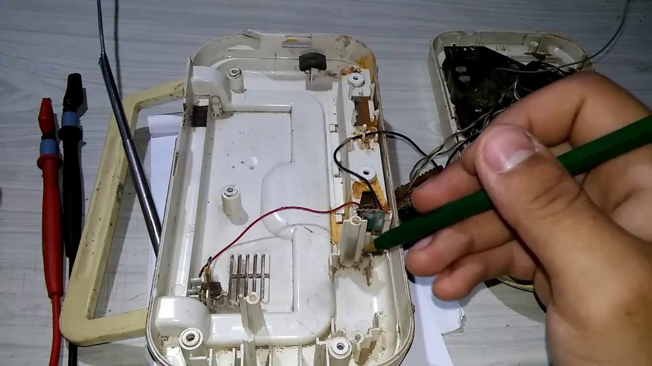 Reparación de radio transformador quemado