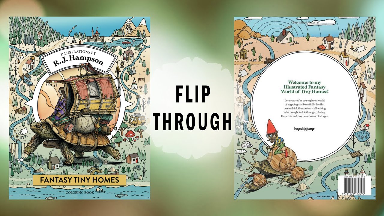Fantasy Tiny Homes by R. J. Hampson 🐢 Flip Through
