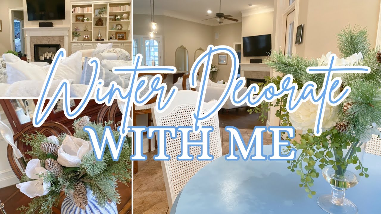 Decorate for winter months | Winter Decor | Home Decor Ideas | Traditional Home | The Craf-T Home