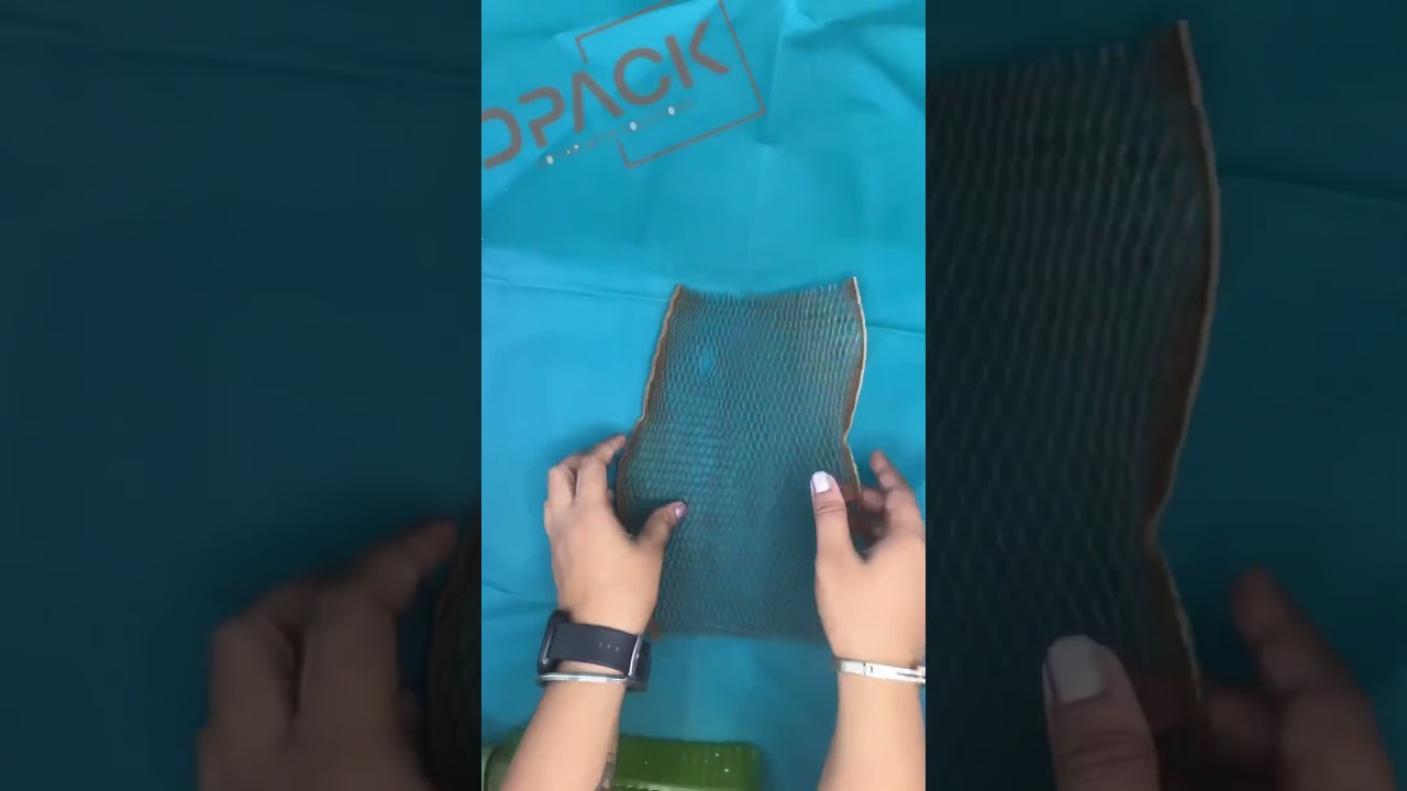Honey comb sheet wrap for green packaging #dpack #greenpackaging