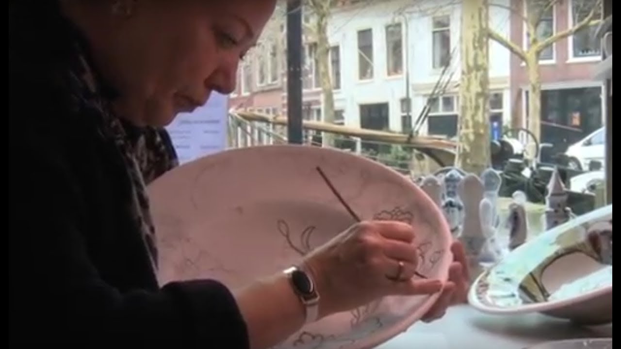 Plateelschilderen in Gouda  | Kenniscentrum Immaterieel Erfgoed Nederland
