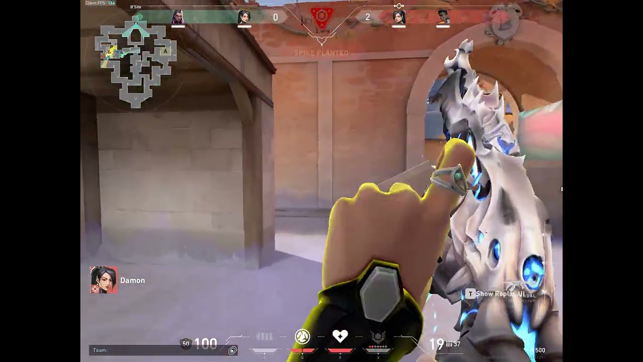 Sage ACE (1v5 & No damage) | Primordium Vandal | Valorant | Mumbai server
