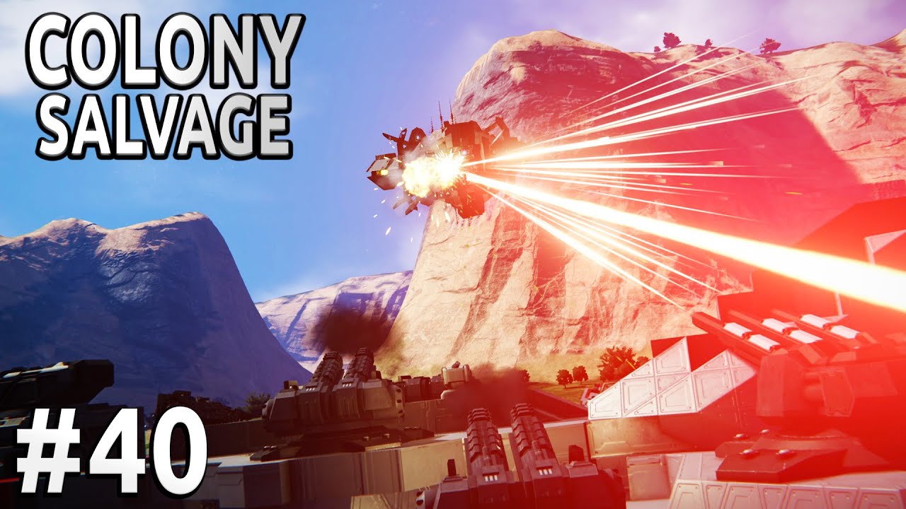 Space Engineers - Colony SALVAGE - Ep #40 - The BATTLE of Salvage