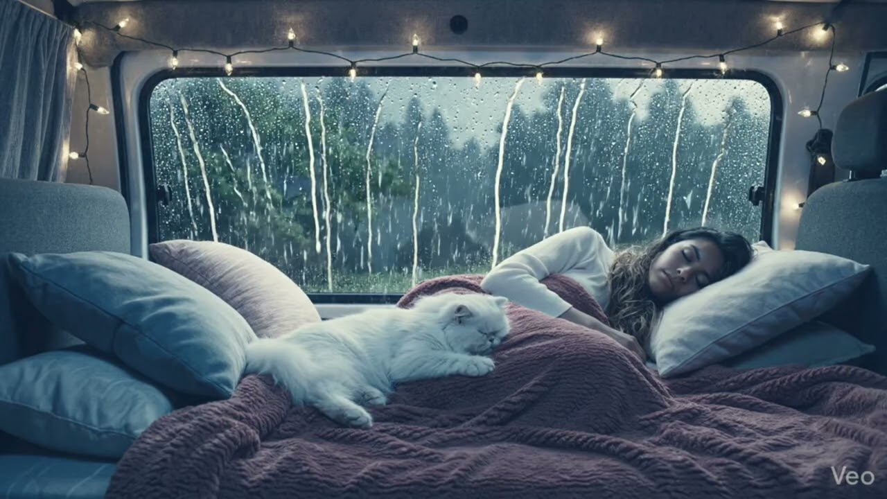 Rain ASMR to Calm Your Thoughts I Cozy Van