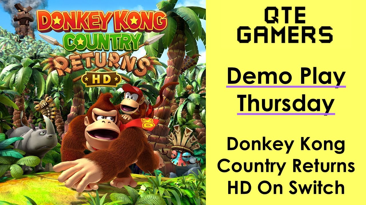 Demo Play Thursday - Donkey Kong Country Returns HD On 