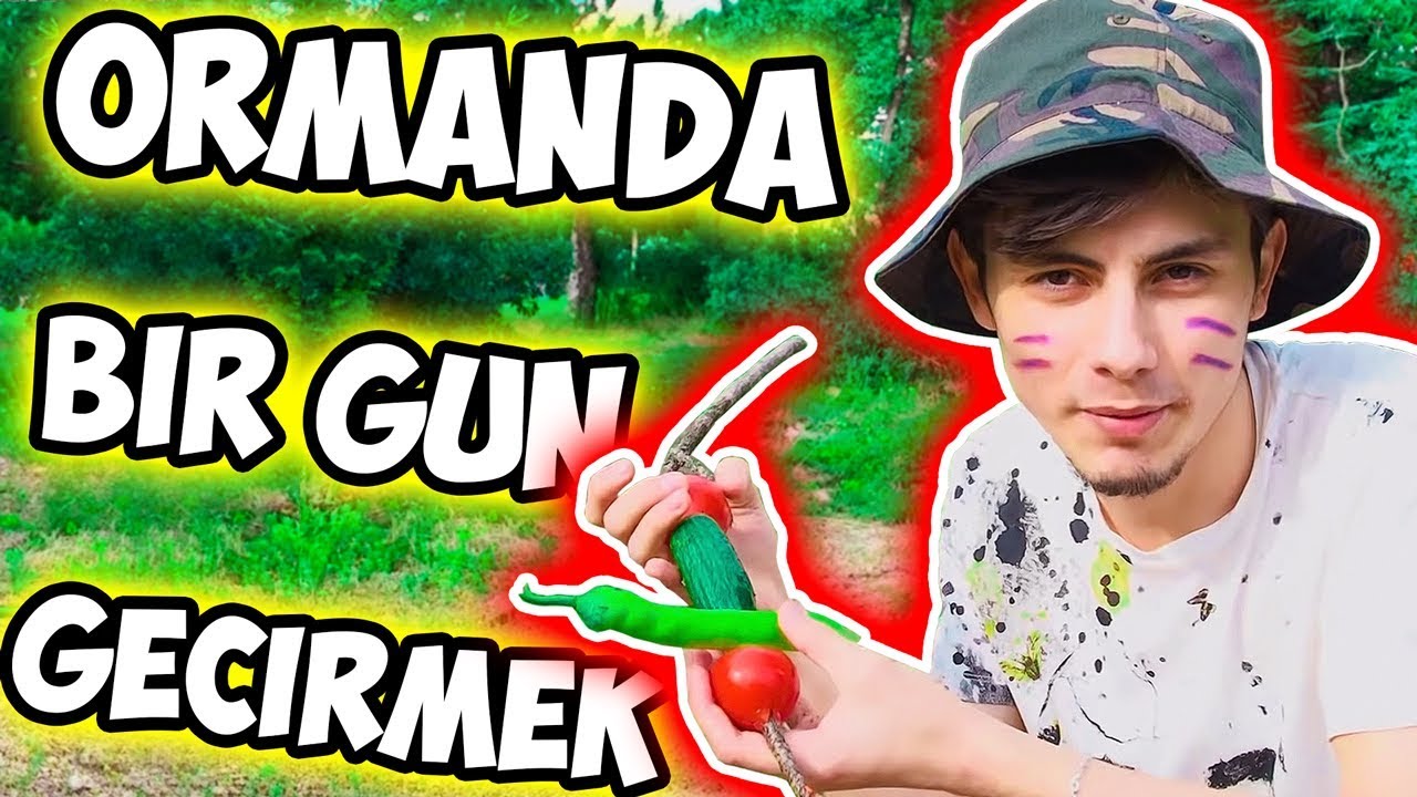 İLKEL ORMANDA 1 GÜN HAYATTA KALMAK - Parodi