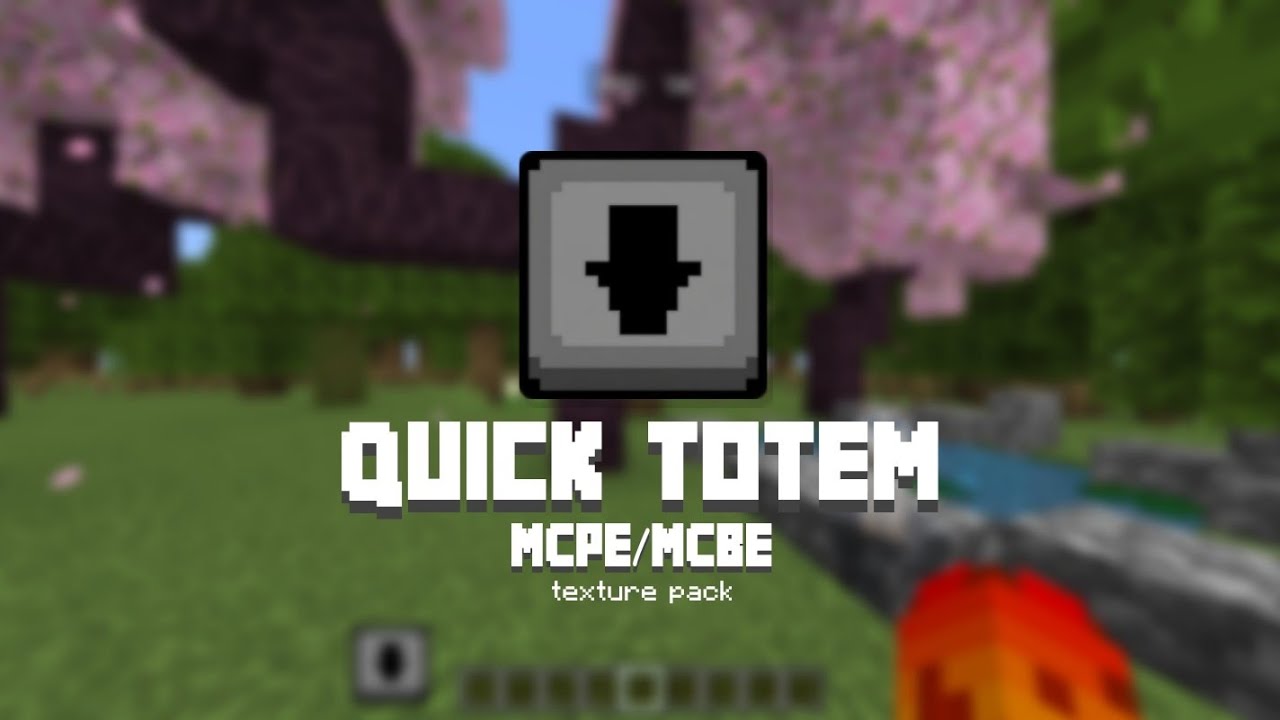 Auto Totem Texture Pack For Minecraft Bedrock Edition!