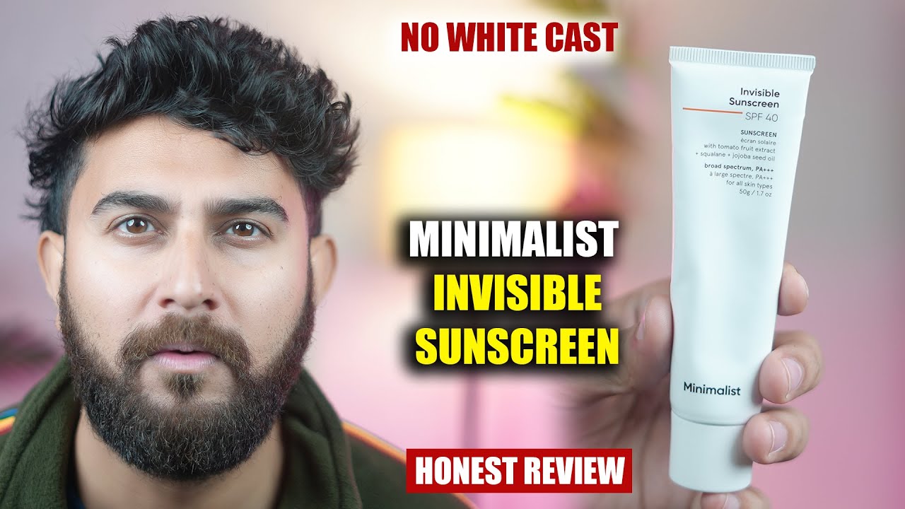 Best Sunscreen for Oily Skin in India | Minimalist UV Protection Invisible Sunscreen SPF 40 | REVIEW