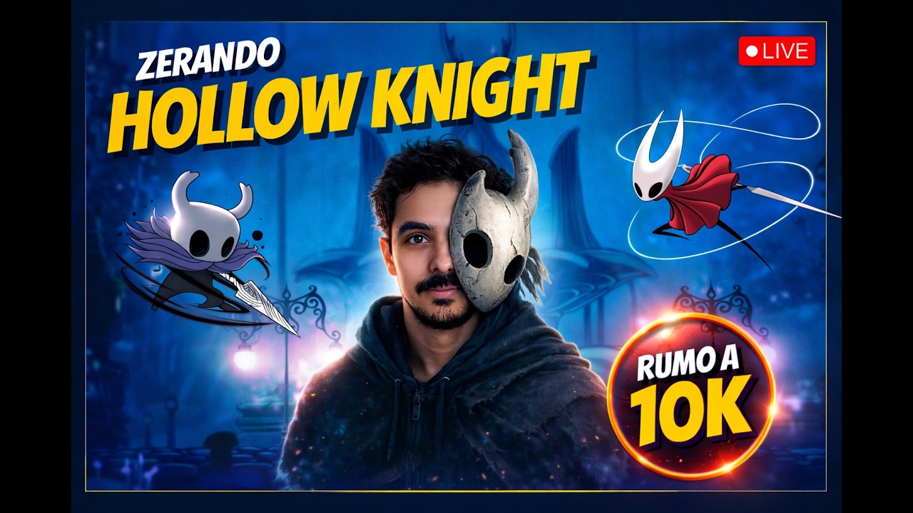 HOLLOW KNIGHT AO VIVO (PT-BR) — Maratona Platina 1 & 2 | EP.01 🏆