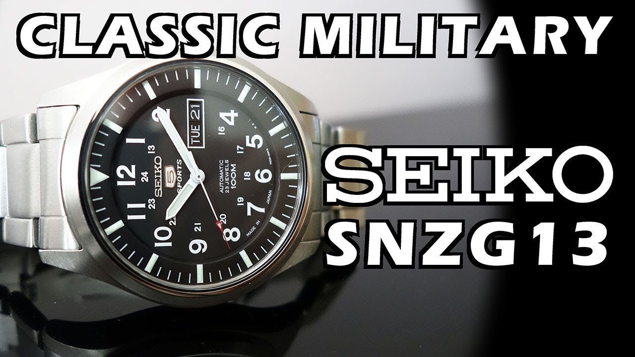 Form Follows Function! Seiko SNZG13 Automatic Watch Review - Perth WAtch #91