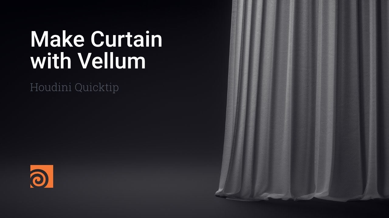 Houdini Quick Tip: Make Curtain with Vellum