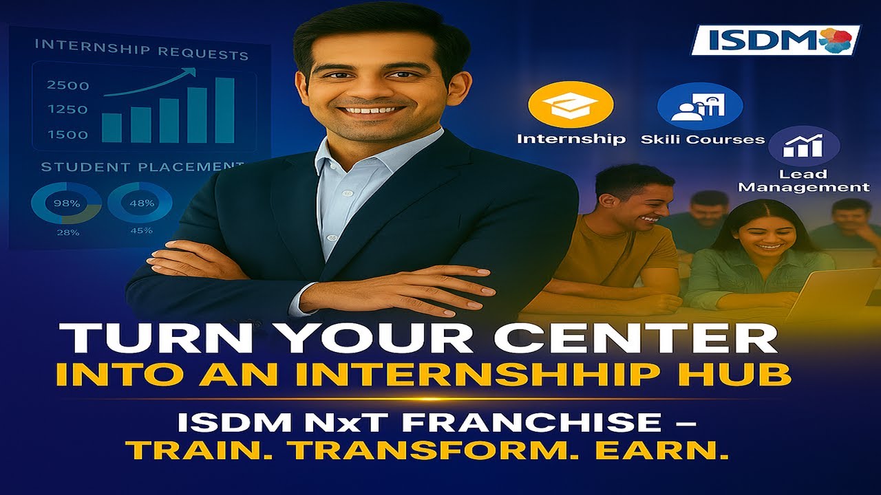 Transform Your Career Center into an Internship Hub | ISDM NxT Franchise Opportunity! #isdmindia